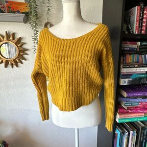 Yet again size small mustard yellow knit sweater